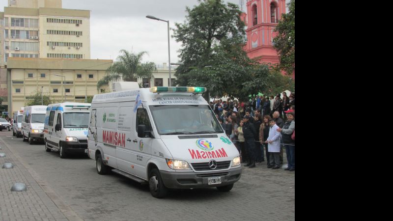 Salud presente en el desfile