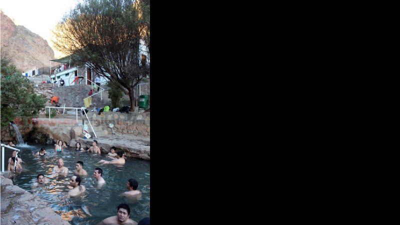 Las Termas de Fiambalá colmada de turistas
