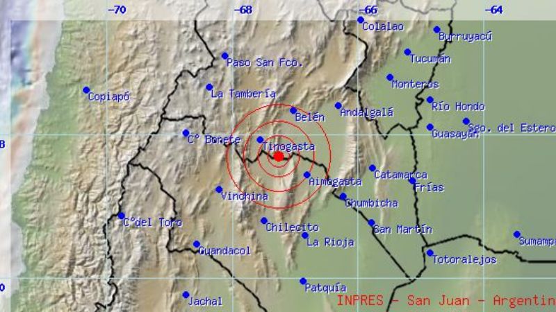 Más temblores en Catamarca