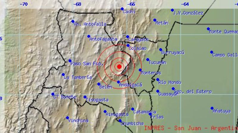Más temblores en Catamarca