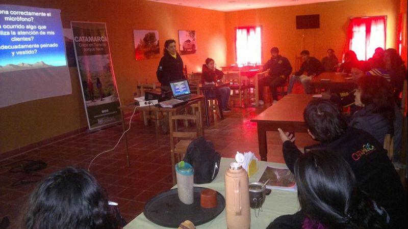 Capacitaron a guías turísticos de El Shincal