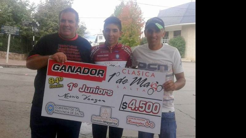 El santamariano Marito Vargas ganó la tradicional prueba de ciclismo en Salta