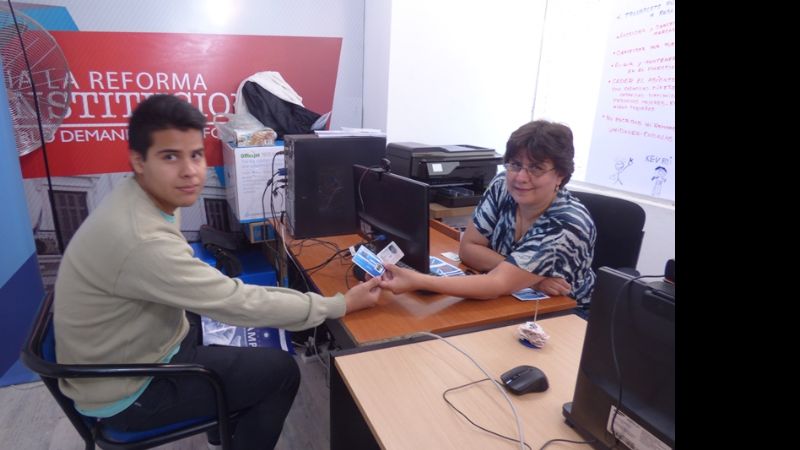 Operativo entrega de chequeras del Boleto Estudiantil Gratuito