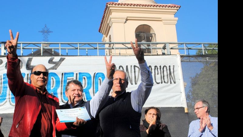 “Roly” Guerrero prometió “buenos tiempos para Fray Mamerto Esquiú”