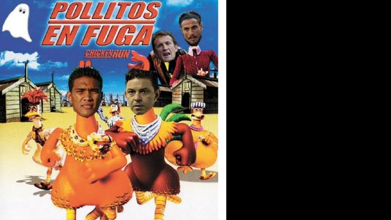 Los hinchas de Boca se burlan de River con los clásicos afiches