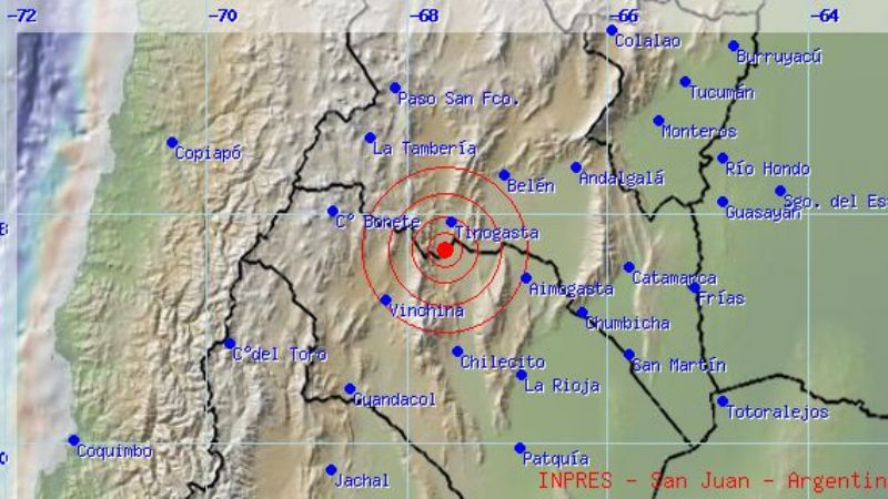 Temblor en la madrugada