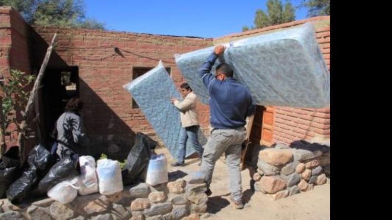 Ayuda para damnificados tras un incendio en su vivienda