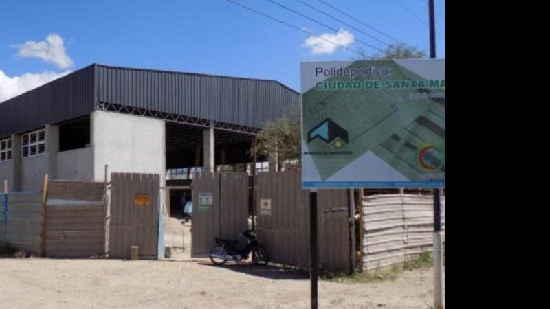 Última etapa de obras en el nuevo polideportivo