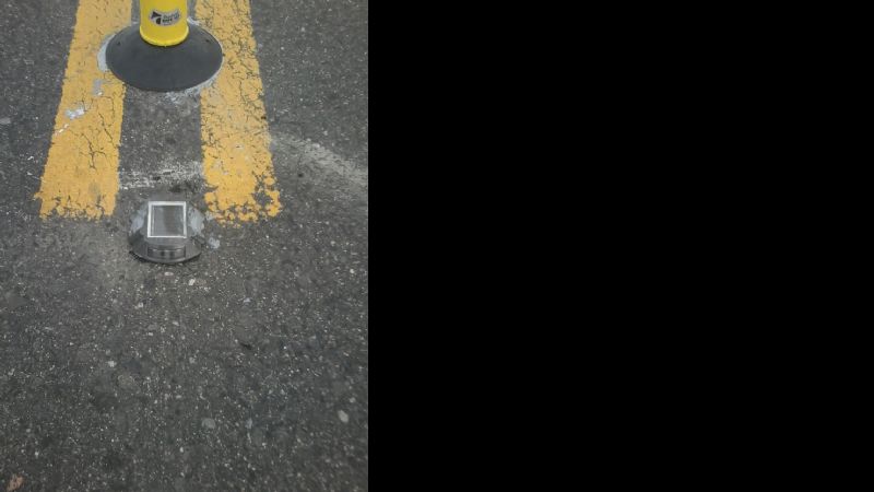 Colocan moderno señalamiento horizontal en intersecciones