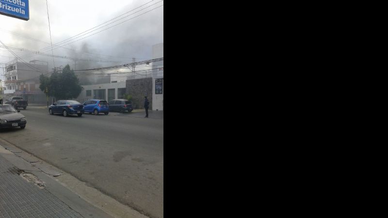 Protesta llenó de humo el centro