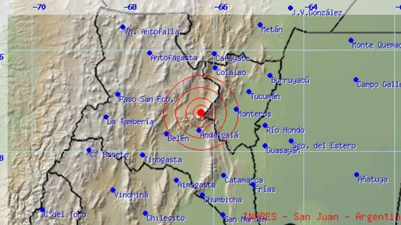 Hace minutos, temblor en el Oeste