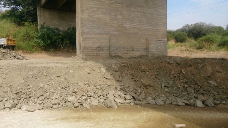 Finalizaron los trabajos en el puente sobre el río Albigasta