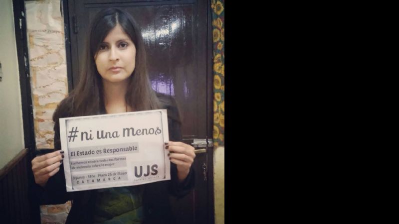 Itatí se suma a #NiUnaMenos