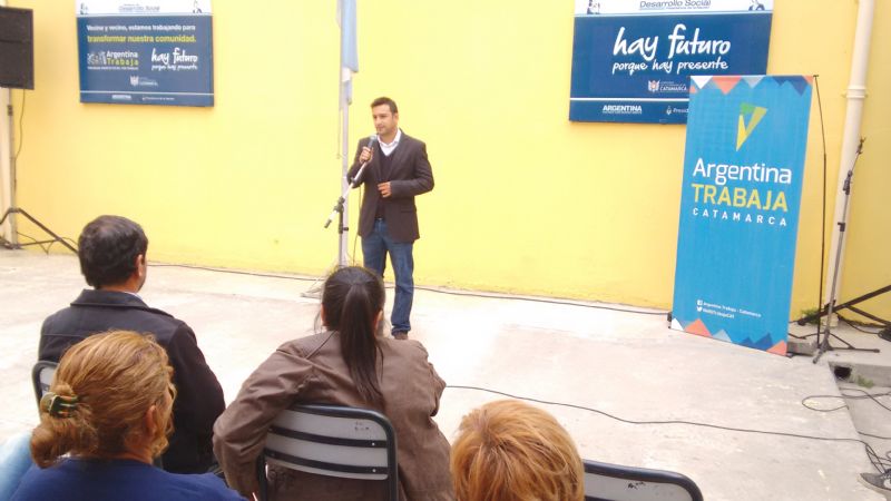 “Argentina Trabaja” inauguró obras en la Manzana del antiguo Hospital San Juan Bautista