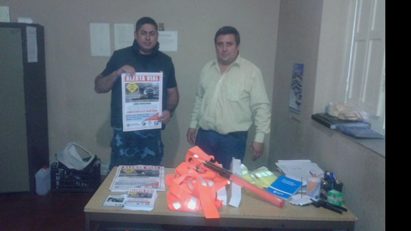 Acto por el Día de la Seguridad Vial en Pomán