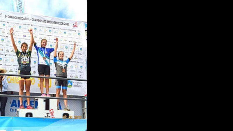 Nuevo podio para la biker andalgalense Melina Nieva Dorado