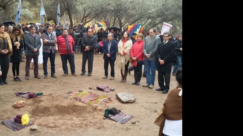 Mera en la Puesta en valor de las Ruinas El Shincal