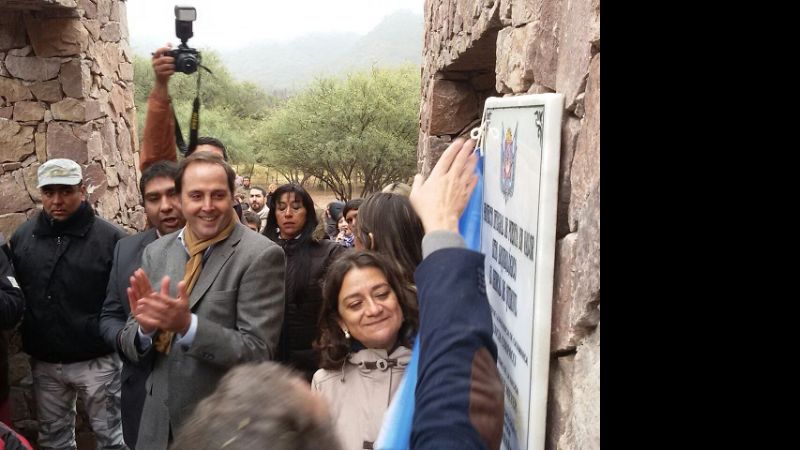Mera en la Puesta en valor de las Ruinas El Shincal