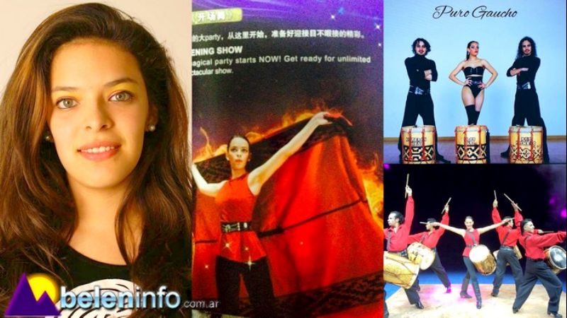 Florencia Cura bailarina, “belicha” que triunfa en China
