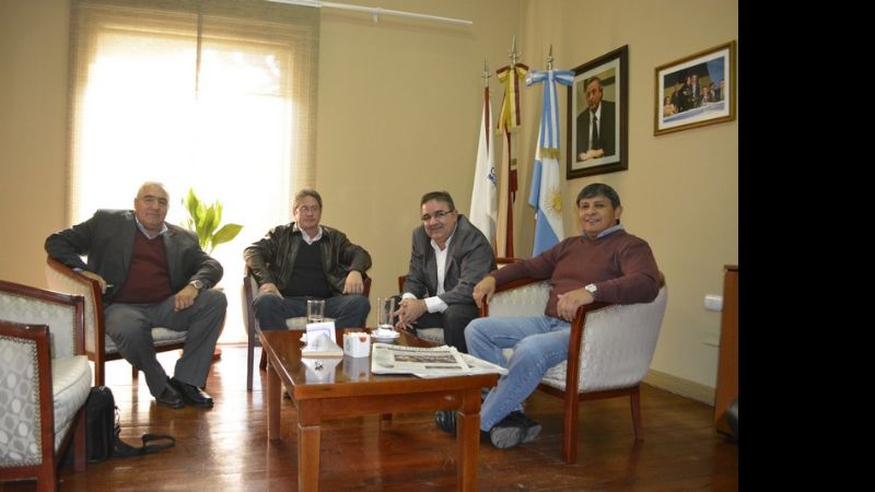 Jalil con Andersch y Gutiérrez