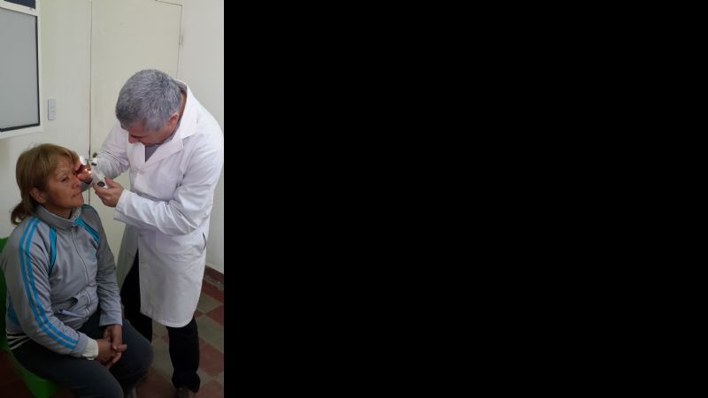 Exitosa jornada de Prevención de Glaucoma en el Bº Villa Eumelia