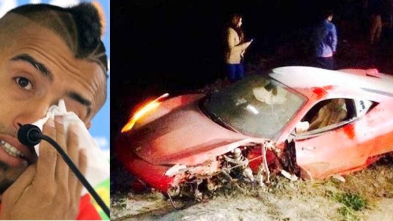 Arturo Vidal chocó borracho, lloró por TV y pidió disculpas