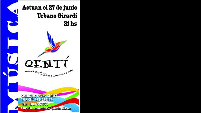 Qenti, música latinoamericana en concierto solidario