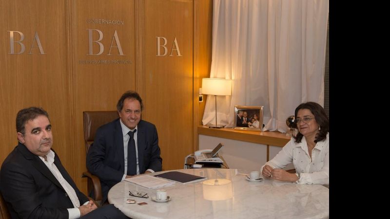 Scioli se reunió con Corpacci y Jalil