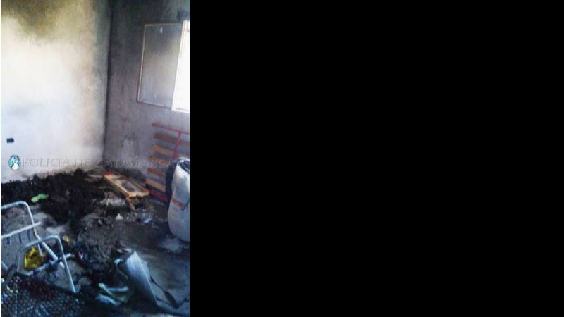 Incendio en una vivienda del sur de la Capital