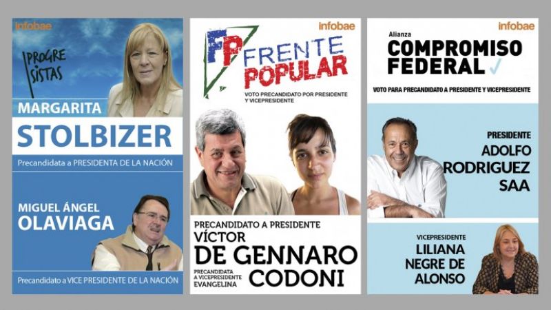 Se definieron las 13 fórmulas presidenciales