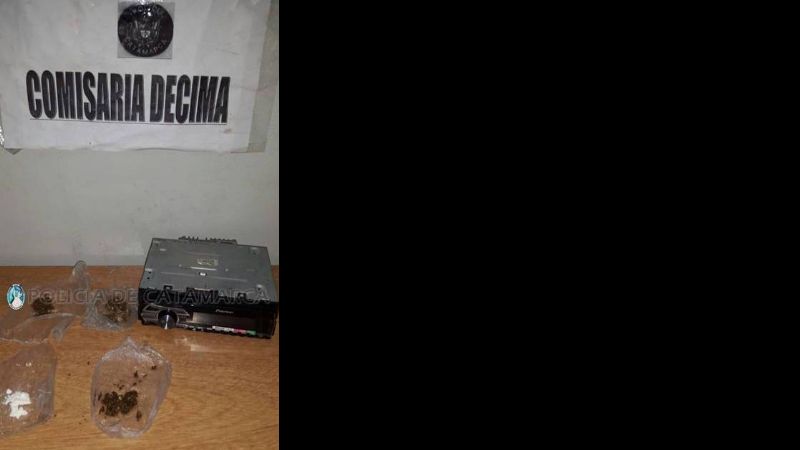 Jóvenes detenidos con marihuana y cocaína