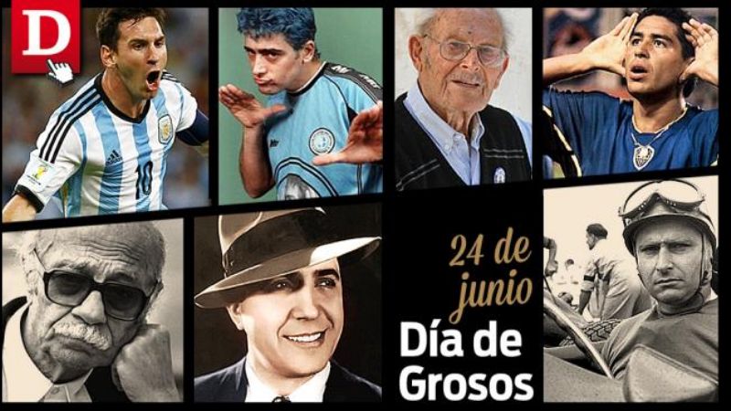 Mirá todo lo que pasó un 24 de junio