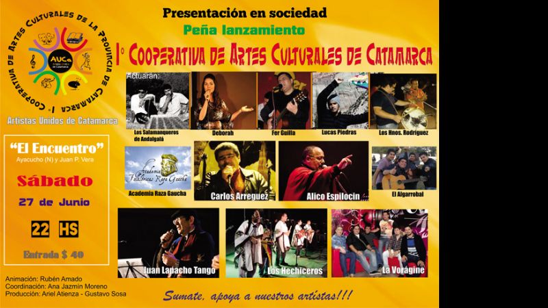 Noche de peña de AUCa