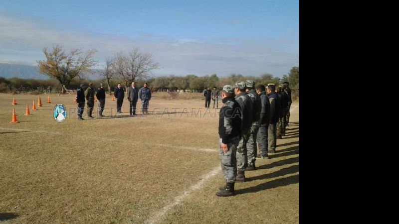 Finalizó capacitación para policías