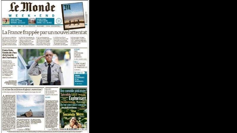 Los diarios del mundo reflejaron el viernes negro terrorista