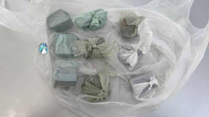 Detenido con droga en Valle Viejo