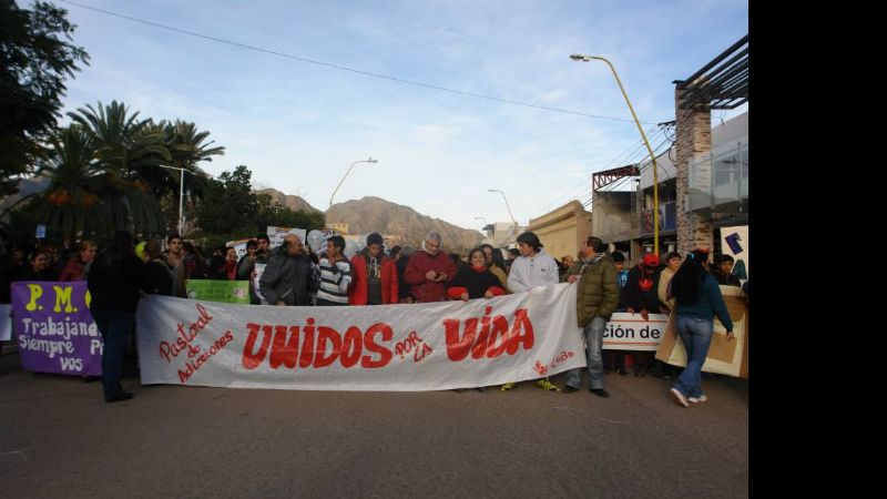 Belén marchó por las calles con  un claro mensaje a favor de la vida