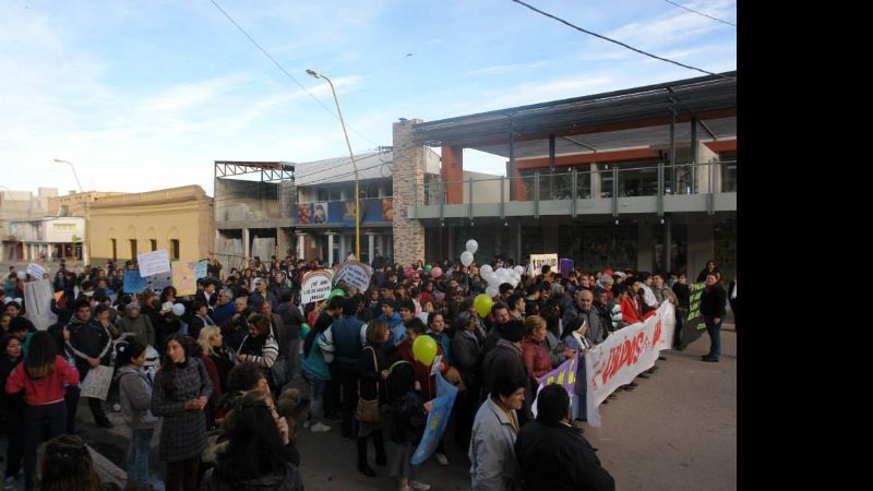 Belén marchó por las calles con  un claro mensaje a favor de la vida