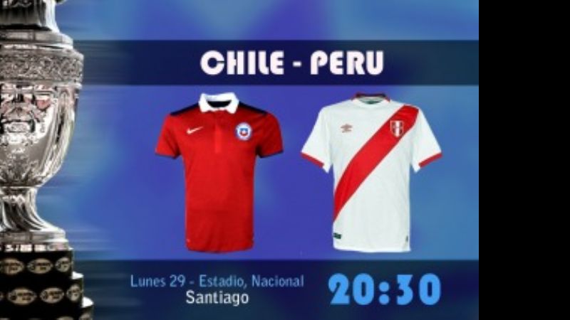 Chile-Perú, en el clásico del Pacífico, por el pase a la final
