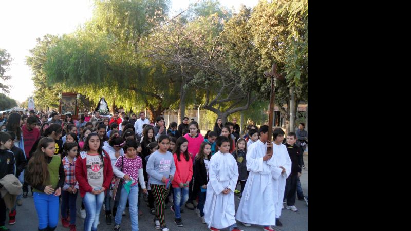 Procesión en honor a Nuestra Señora del Perpetuo Socorro