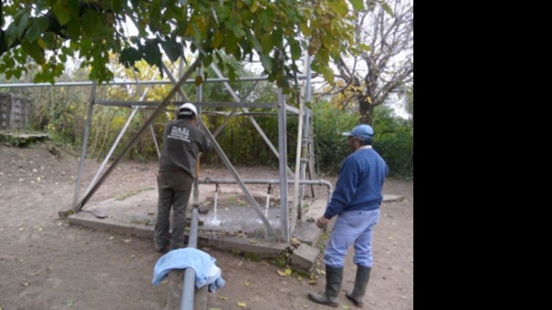 Recuperan un importante acueducto en el interior