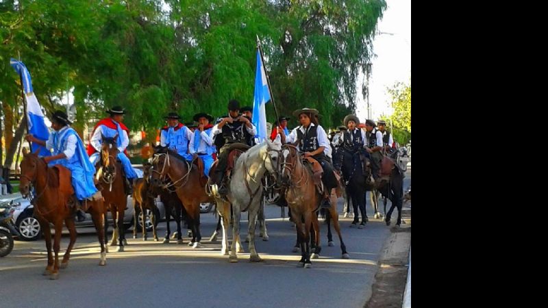 Multitudinaria procesión en honor a la Virgen de Belén