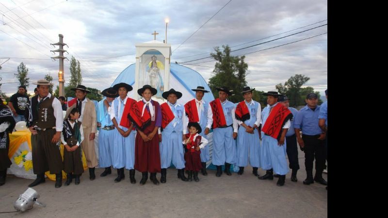 Multitudinaria procesión en honor a la Virgen de Belén