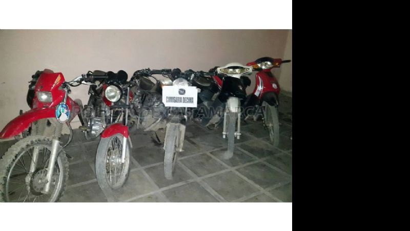 Secuestran cinco motos en el sur de la Capital