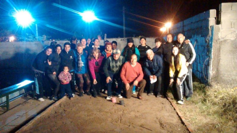 Cancha nueva de tejos y newcomb