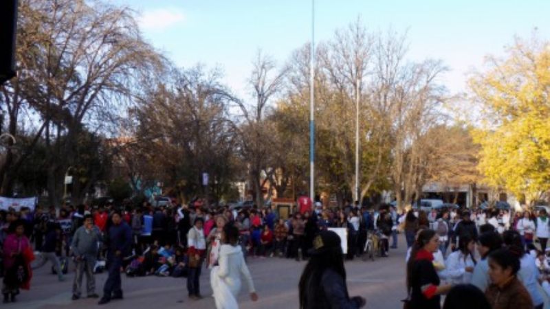 Gran convocatoria de #NiUnaMenos en Santa María