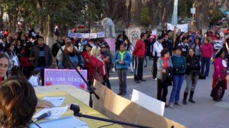 Gran convocatoria de #NiUnaMenos en Santa María