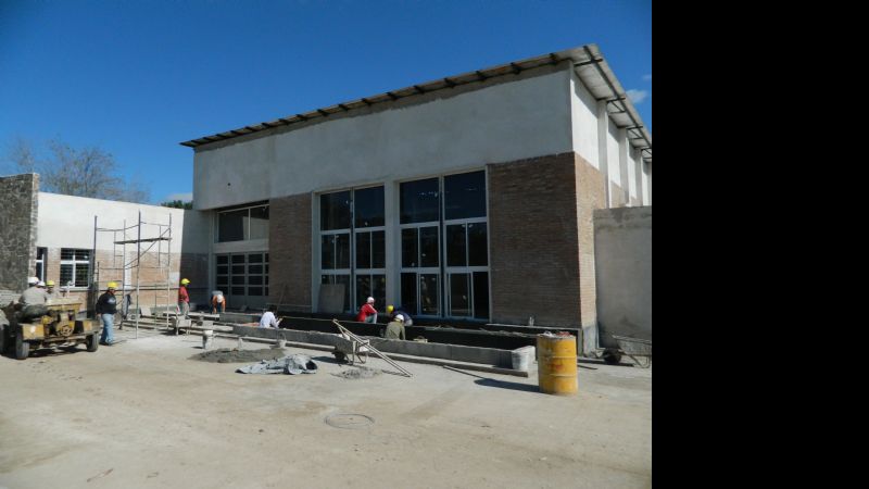 Avanza la obra del nuevo edificio para la Escuela N° 64 de Lavalle