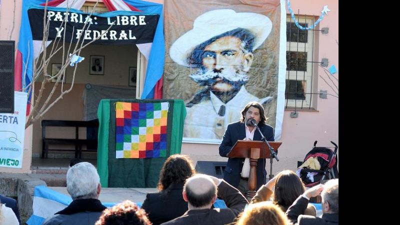 La Gobernadora participó de acto en homenaje a Felipe Varela