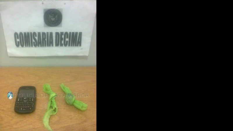 Detenido con marihuana